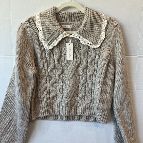 Rylee + Cru Sweaters - Women - XS - NWT Rylee + Cru Alice Cardigan Heathered Sand